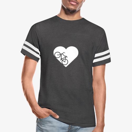 Bike in heart - Men's Football Tee