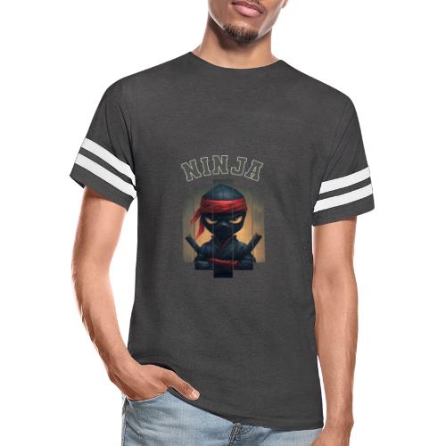 Cartoon Ninja Vibes - Men's Football Tee