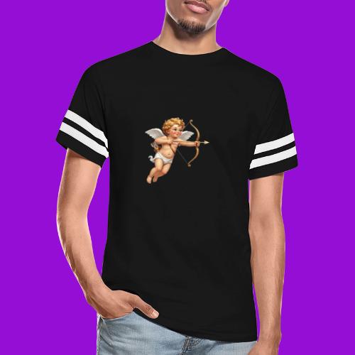 Cupid with twohearts set - Men's Football Tee