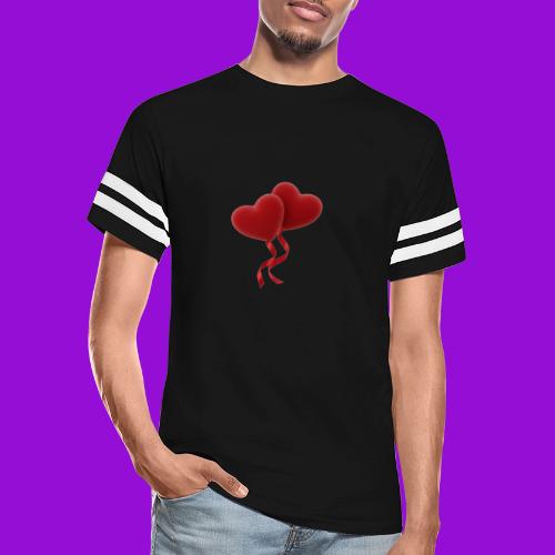 Two hearts together - Men's Football Tee