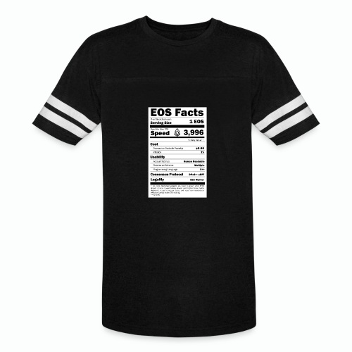 EOS NUTRITION FACTS T-SHIRT - Vintage Sports T-Shirt