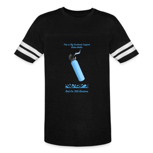 Emotional Support Water Bottle T-Shirt | Still Anx - Men's Football Tee