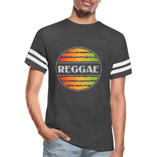 Reggae celebration vibrant rasta music design - Men's Football Tee