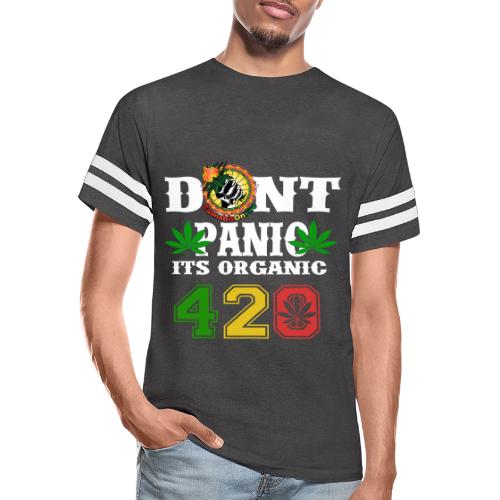 Joking 420 Organic Smoke Weed Marijuana Design - Men's Football Tee