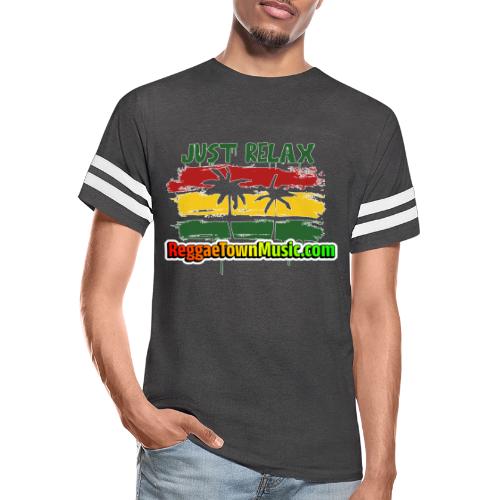 Just relax reggae rasta tropical sunset - Men's Football Tee