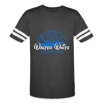 Walter White Laboratories - Men's Football Tee - vintage smoke/white - Front - Damien (186cm)