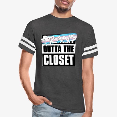 Trans Outta the Closet - Transgender Pride - Vintage Sports T-Shirt
