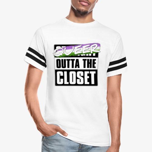 Queer Outta the Closet - Genderqueer Pride - Men's Football Tee