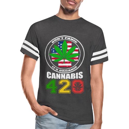 Side Splitting 420 My Medical Weed Marijuana - Men's Football Tee