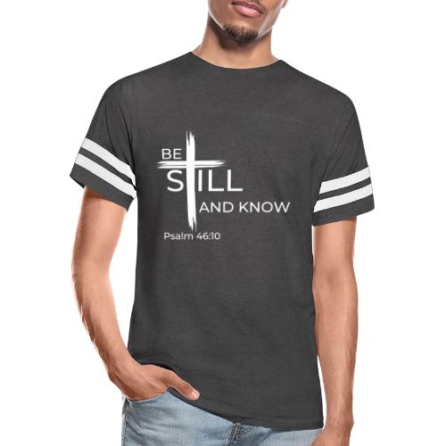 Be still and know that I AM GOD - Psalm 46:10 - Men's Football Tee
