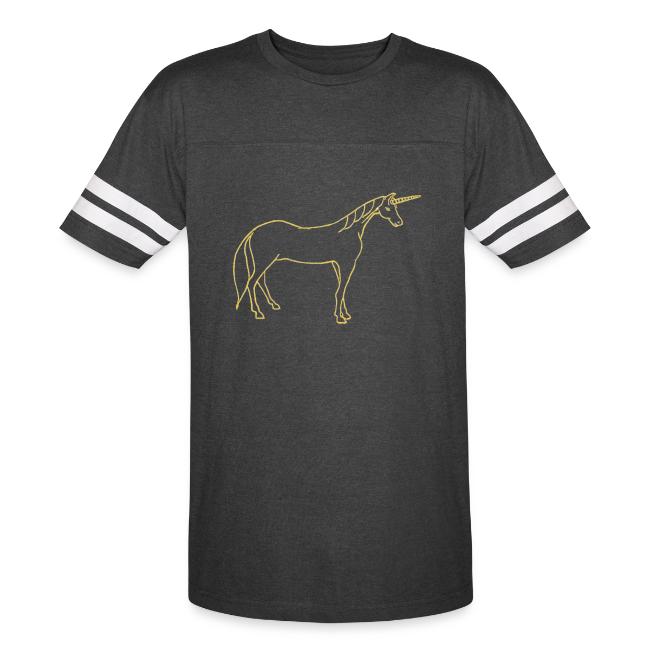 unicorn gold outline