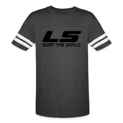 LS Swap The WORLD (Back and Front) - Men's Football Tee