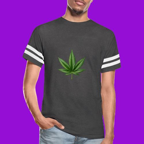 Cannabis Leaf - Men's Football Tee
