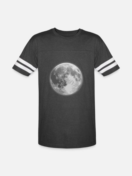 Lune - T-shirt Football pour hommes - anthracite vintage / blanc