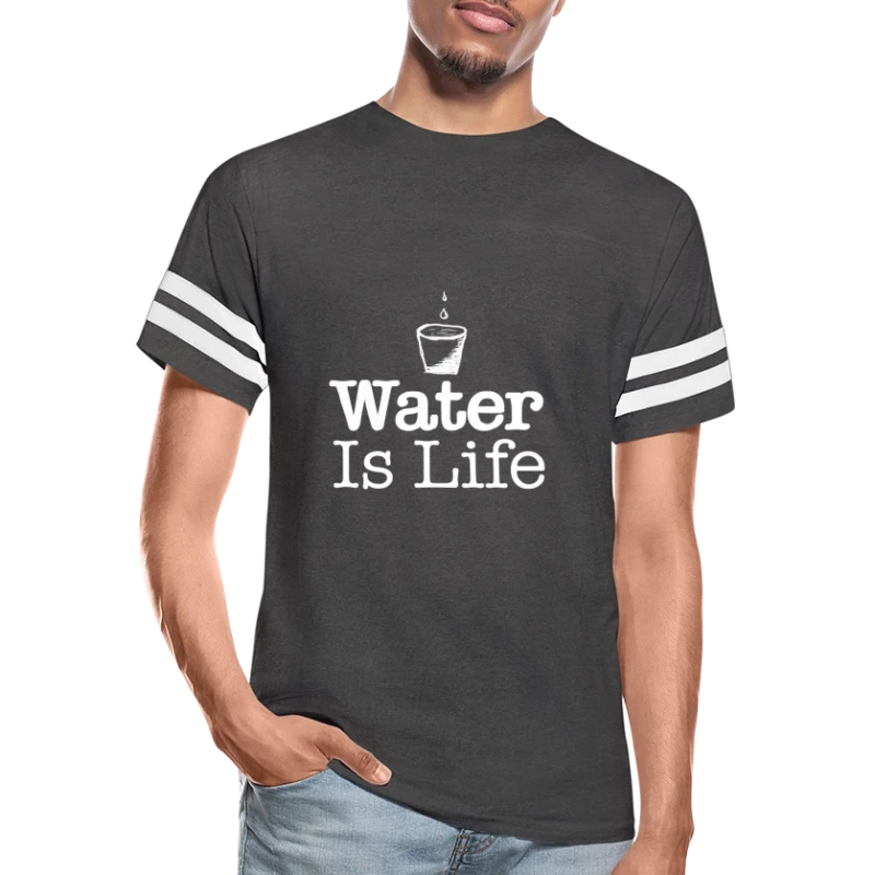 water Is Life W - Vintage Sports T-Shirt