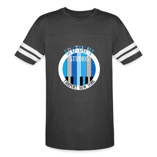 Spotlight Circle Piano Keys - Men's Football Tee