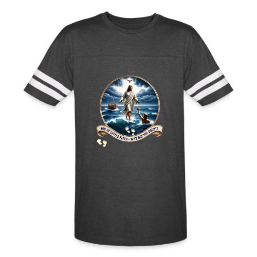 Walking On Water Faith T Shirt, Christian Miracle - Men's Football Tee