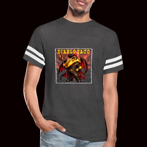 The Diablo Taco Spicy Demon Character - Men's Football Tee