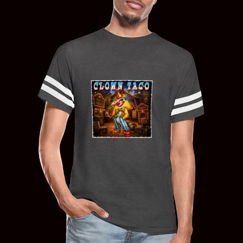 The Clown Taco Circus Humor Character - Men's Football Tee
