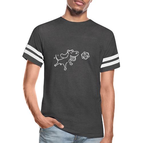 Cute Dog with D20 Dice - Vintage Sports T-Shirt