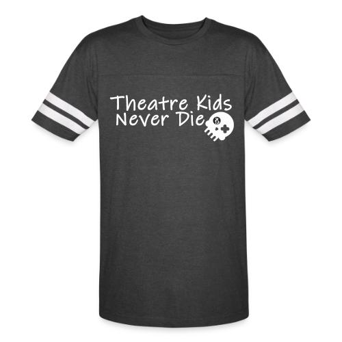 Theatre Kids Never Die (Jersey Look) - Men's Football Tee