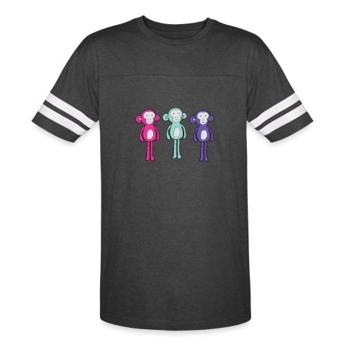 Three chill monkeys - Vintage Sports T-Shirt