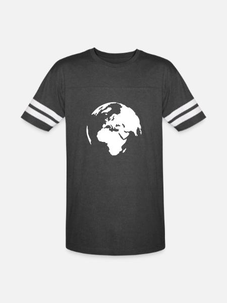 World - Men's Football Tee - vintage smoke/white