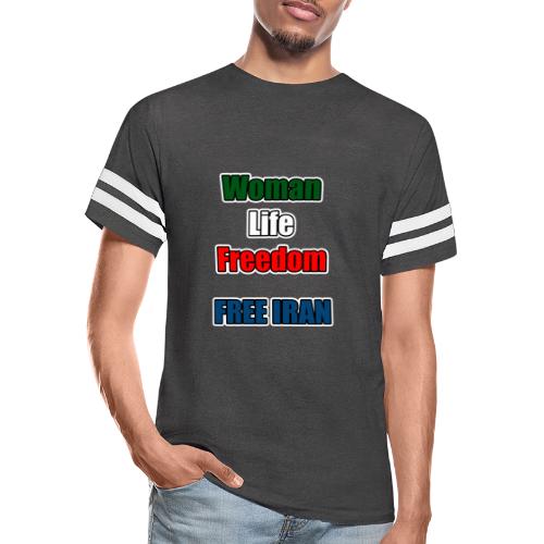 Woman Life Freedom - Vintage Sports T-Shirt
