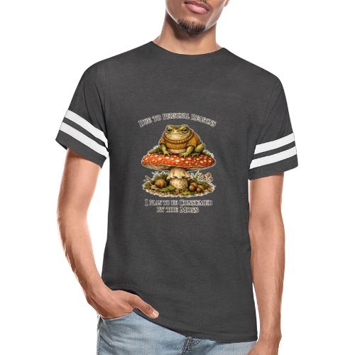 Frog Consumed by Moss Cottagecore Aesthetic - Men's Football Tee