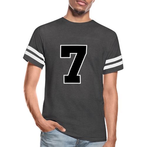 Varsity Number 7 Athletic Look - Men's Football Tee
