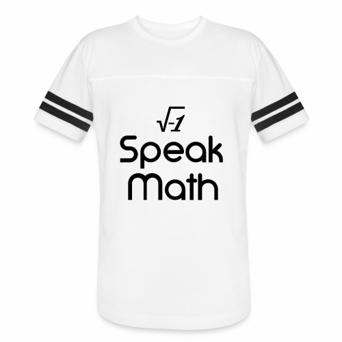 i Speak Math - Vintage Sports T-Shirt