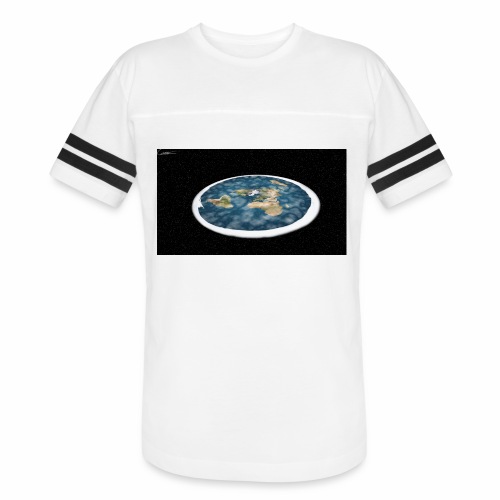 Flat Earth From Space - Men's Football Tee