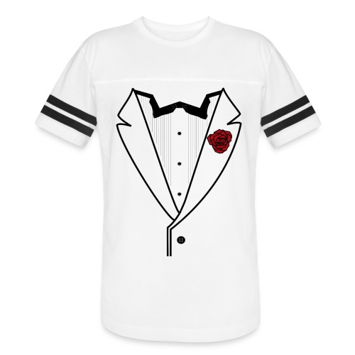 Tuxedo w/Black Lined Lapel - Vintage Sports T-Shirt