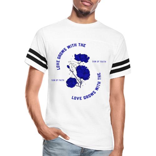 Love Grows With The Sun Of Faith - Men's Football Tee