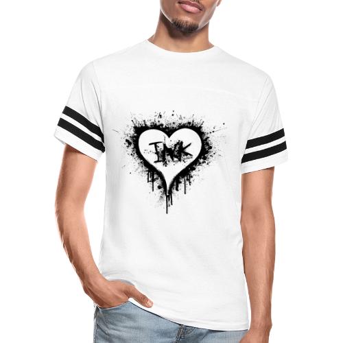 I Love Ink_black - Men's Football Tee