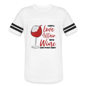 Wine Drinking Wine Tasting Wine Lover - Men's Football Tee - white/black - Front - Damien (186cm)