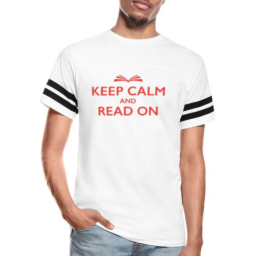 Keep Calm and Read On - Men's Football Tee