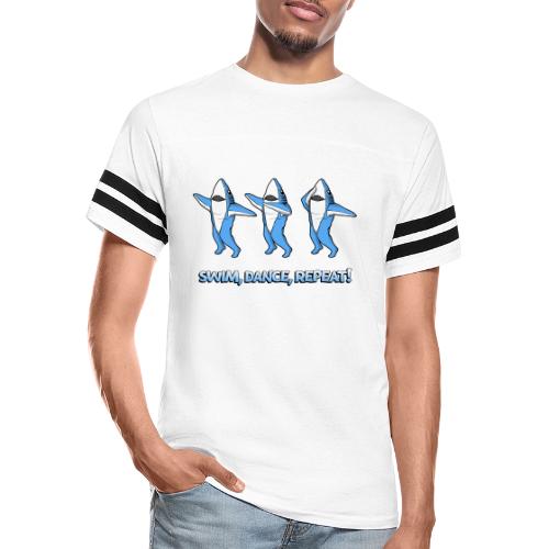 Dancing Sharks - Swim, Dance, Repeat - Men's Football Tee