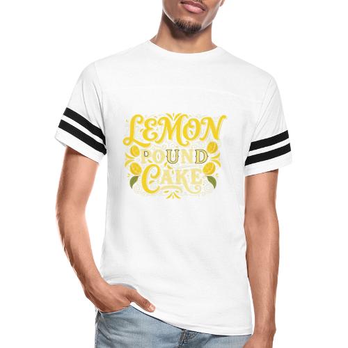 Lemon Pound Cake Vintage Flourish - Men's Football Tee