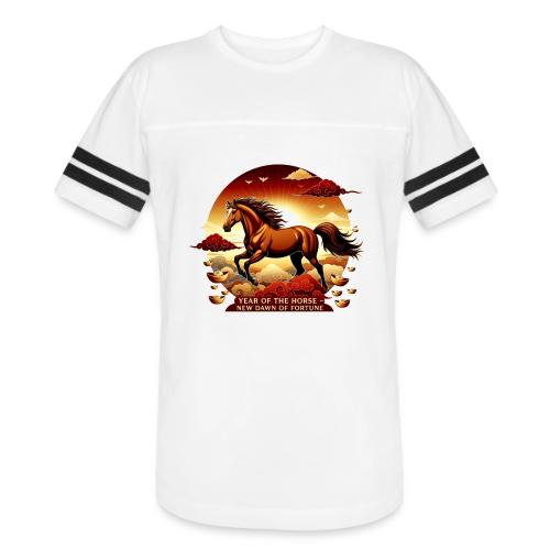 Year of the Horse Sunrise T Shirt, Lunar New Year - Men's Football Tee