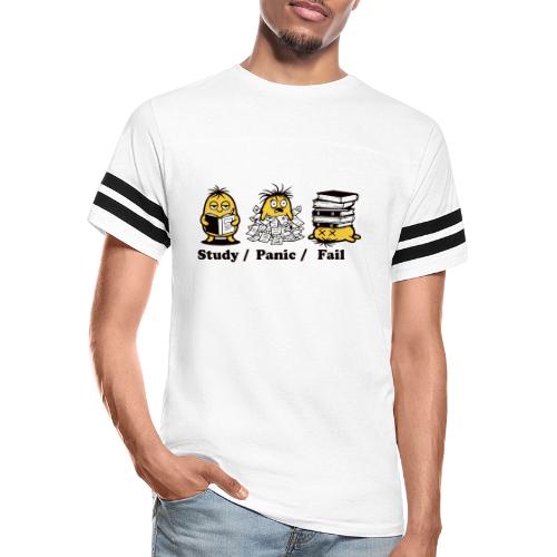 Funny Student Study Panic Fail Back To School - Men's Football Tee