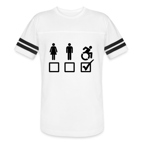 A wheelchair user is also suitable - Vintage Sports T-Shirt