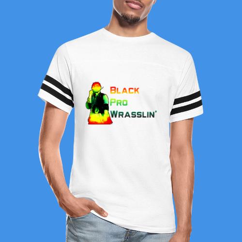 Black Pro Wrasslin - Men's Football Tee