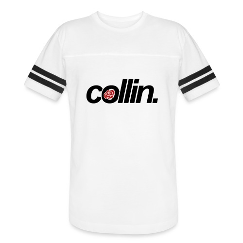 Collin. (Black w/ Rose) - Men's Football Tee