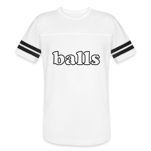 Balls Funny Adult Humor Quote - Men's Football Tee