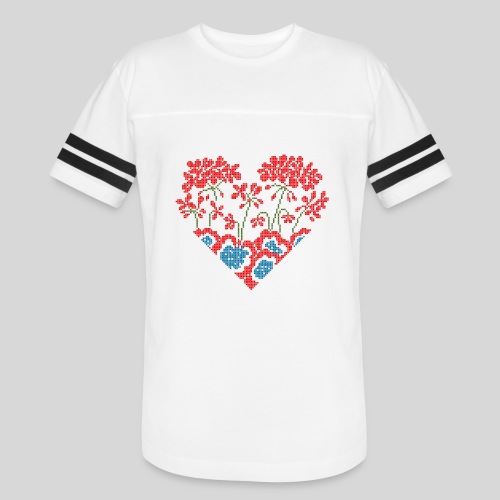 Serdce (Heart) 2B - Vintage Sports T-Shirt