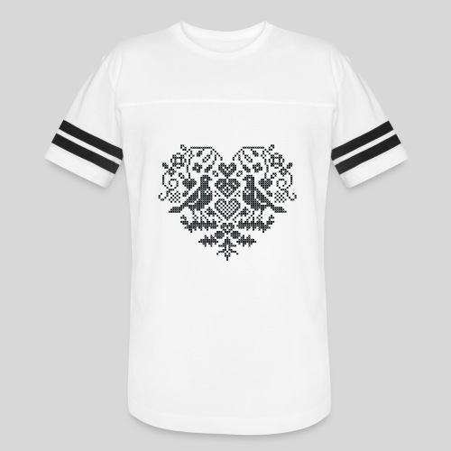 Serdce (Heart) BoW - Vintage Sports T-Shirt