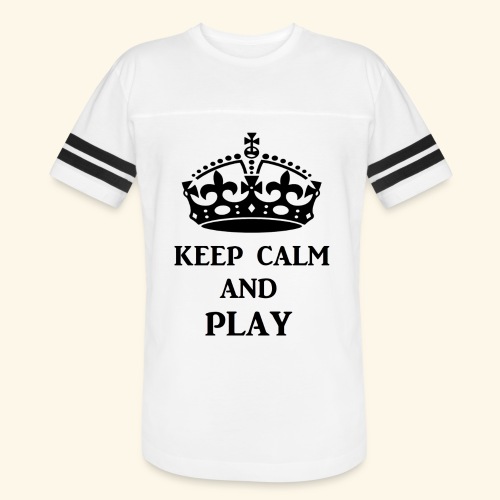 keep calm play blk - Men's Football Tee