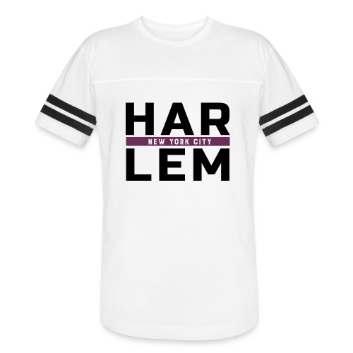 Harlem Stacked Lettering - Vintage Sports T-Shirt
