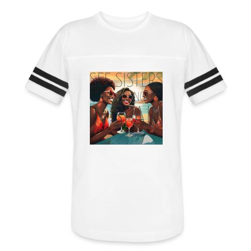 Mrs. S' GGG Retreat_Sisters Sipping Sangrias - Men's Football Tee